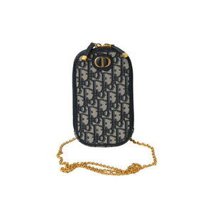 Christian Dior Montaigne Phone Pouch Trotter Navy Blue
